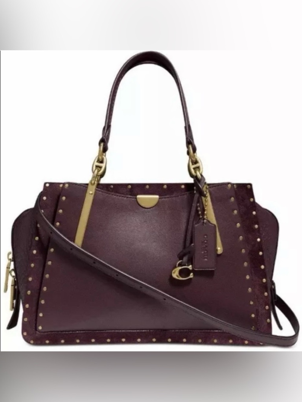 Coach Dreamer 36 with Rivets in Oxblood 31020